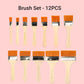 Set de Brochas para Pintura de Chips para Pinturas, Tintes, Barnices, Pegamentos