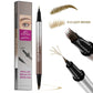 🏆¡Venta⚡flash 50K+ VENDIDOS! Bolígrafo líquido impermeable 2 en 1 para cejas casi desaparecido💥💕