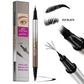 🏆¡Venta⚡flash 50K+ VENDIDOS! Bolígrafo líquido impermeable 2 en 1 para cejas casi desaparecido💥💕