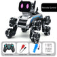 🤖🦾 Perro robot con control remoto y detección de gestos | Coche de acrobacias programable con luces y música🎧🎮 El regalo perfecto para niños a los que les encanta el aprendizaje STEM y el juego interactivo: robótica genial para mayores de 6 años