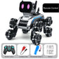 🤖🦾 Perro robot con control remoto y detección de gestos | Coche de acrobacias programable con luces y música🎧🎮 El regalo perfecto para niños a los que les encanta el aprendizaje STEM y el juego interactivo: robótica genial para mayores de 6 años