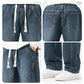 ✨ Vaqueros de Verano para Hombre – Delgados de Hielo, Rectos Anchos, Estilo Americano High Street 👖