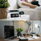 Stazione di ricarica wireless 4 in 1 con ricarica rapida e orologio