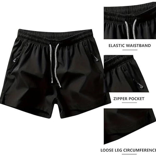 🏆 Mejor venta de 2026 | Shorts deportivos con tecnología de secado rápido | Bolsillos con cremallera para lo esencial 📱