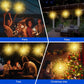 Luces solares tipo fuegos artificiales para jardín y fiestas ✨