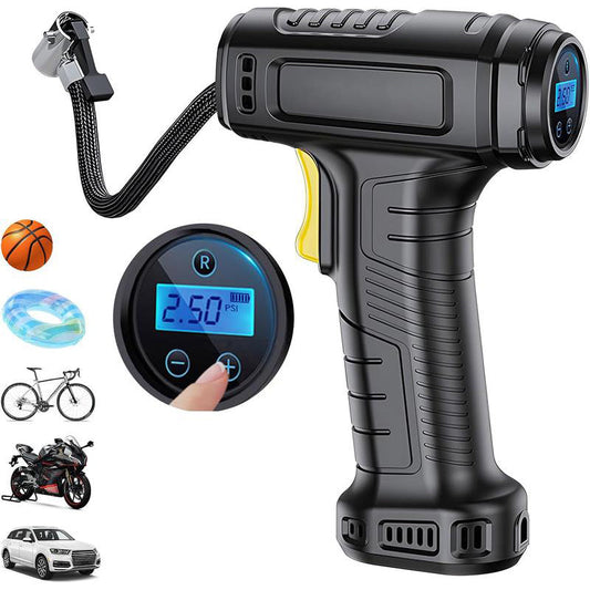Compresor de aire portátil e inalámbrico con pantalla digita