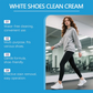 Crema de limpieza para zapatos y cuero sin lavar – quitamanchas con esponja