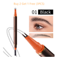 🎁 ¡Oferta por tiempo limitado! Compra 1 y llévate 1 gratis ✨ Lápiz líquido para cejas de doble punta con aplicador de 2 horquillas