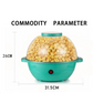 🍿 Palomitas con un solo toque | Máquina eléctrica para hacer palomitas en casa: ¡pulsá para empezar y disfruta de un aperitivo perfecto! 🎉