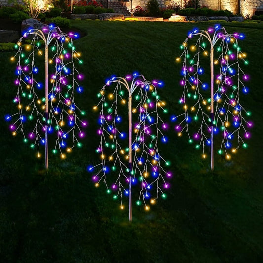 💐¡50% de descuento! Luces solares de jardín – Resplandor cálido y acogedor para patio ✨🏠 【Oferta limitada】