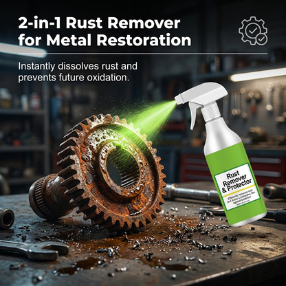 Eliminador de oxidación y spray protector 2 en 1