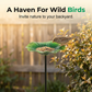 Comedero para pájaros con soporte para flores «Vibrant Garden»