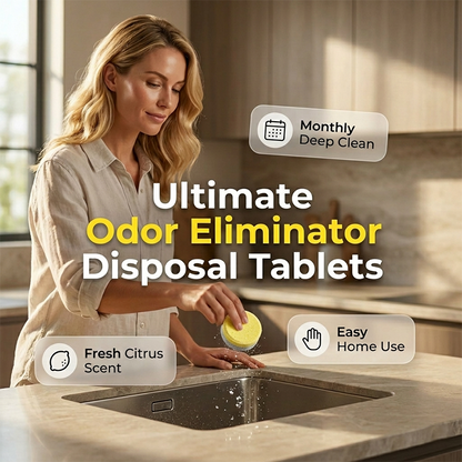 Tabletas limpiadoras y desodorantes para triturador de basura