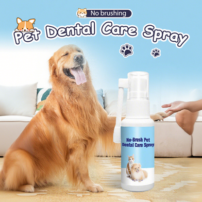 Spray para el cuidado dental de mascotas sin cepillo
