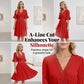 Vestido elegante con cuello en V con corte de encaje Detalles