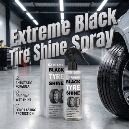 Spray abrillantador para neumáticos con protección de larga duración