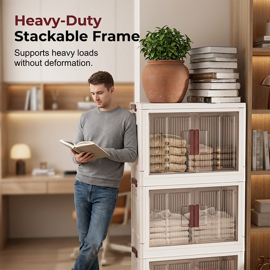💥🧺 50 % de descuento: cesta plegable con tapa: ocupa poco espacio, es resistente y tiene gran capacidad. 🏡✨ Perfecta para el hogar, el piso y la organización.