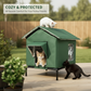 ⏳Oferta por tiempo limitado⏰Casita elevada para gatos de exterior, resistente a la intemperie: impermeable, aislada y plegable 🌧️