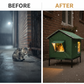 ⏳Oferta por tiempo limitado⏰Casita elevada para gatos de exterior, resistente a la intemperie: impermeable, aislada y plegable 🌧️