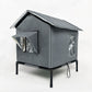 ⏳Oferta por tiempo limitado⏰Casita elevada para gatos de exterior, resistente a la intemperie: impermeable, aislada y plegable 🌧️