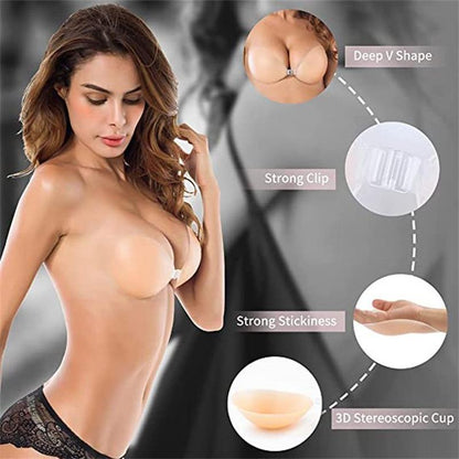 📢Compra 1 y LLEVA 1 GRATIS💕Sujetador adhesivo push-up invisible