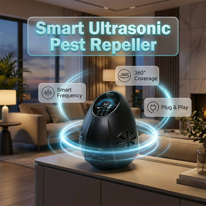 🔊  Repellente de plagas inteligente ultrasónico – Encuéntralo, ¡Compruebe las plagas!   🚫🐭 * Sin productos químicos, sin ruido, solo un hogar libre de plagas las 24 horas del día, los 7 días de la semana.* 🛡️✨