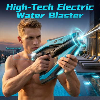 Pistola de agua eléctrica con efectos LED y niebla