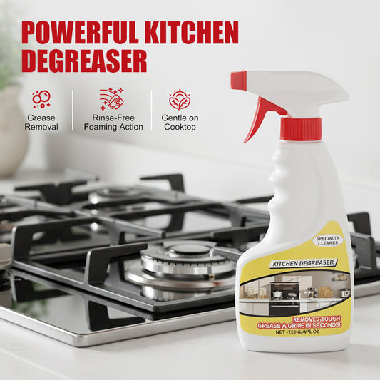 🧼 Potente desengrasante de cocina: rocía, limpia y da brillo. ¡No necesita enjuague! 🍳✨ Eficaz contra la grasa, suave con las superficies: el nuevo mejor amigo de tu cocina. 💪🧽