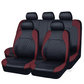 🚗🔥Juego de 9 Fundas para Asientos de Coche de Cuero de Ajuste Universal – Protege tu Interior con Estilo y Durabilidad 🛋️✨
