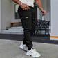 👖✨ Pantalones Cargo Casuales con Cordón – Bolsillos Grandes, Cintura Ajustable y Look Urbano Súper Cómodo 🏙️💪