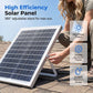 Kit de extractor de aire con energía solar para invernaderos y áticos