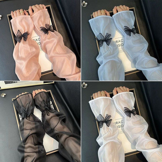 Mangas de verano con lazo para protección contra los rayos UV