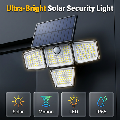 Luz de Seguridad con Sensor de Movimiento Solar
