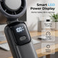Ventilador portátil de mano de alta velocidad con nevera portátil