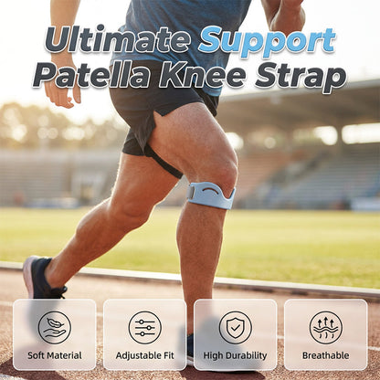 Correa de silicona para la rótula de la rodilla: absorbe los impactos y proporciona soporte transpirable 🦵