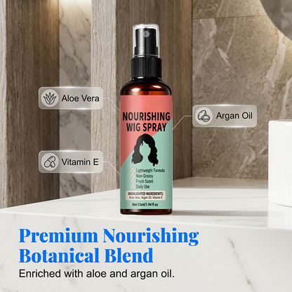 💆‍♀️💨Spray Nutritivo Ligero para Pelucas sin Enjuague