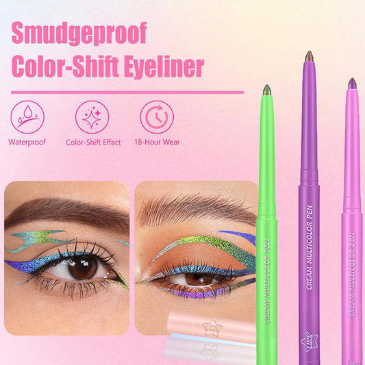 📢Compra 1 y llévate 1 gratis💕Delineador de ojos a prueba de manchas con efecto cromático