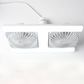 Ventilador de techo LED moderno 2 en 1 con luz