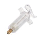 🔧 ¡50 % DE DESCUENTO POR TIEMPO LIMITADO! 💥 Inyector de colorante para aceite de aire acondicionado de precisión: fabricado en latón, con manguera de alta presión y cilindro transparente ✨