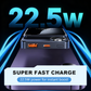 🔋⚡  Banco de potencia de 22.5W - magnético, delgado, carga 3 dispositivos a la vez!
