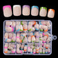 Uñas postizas Color Pop: uñas postizas adhesivas de Color Pop