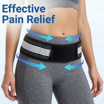 💪 ¡50 % DE DESCUENTO POR TIEMPO LIMITADO! ✨ Faja para la articulación sacroilíaca para aliviar el dolor de la ciática: transpirable, ideal para el posparto, ajuste seguro 🩹