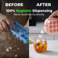 Botella de agua con máquina para hacer cubitos de hielo 2 en