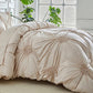 📢📢 ¡50 % de descuento! ⏰🎁 Elegante juego de ropa de cama con un sofisticado diseño plisado: comodidad con estilo para tu dormitorio🛏️✨