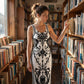 Vestido Maxi Clásico con Estampado Floral para Mujer