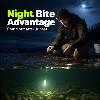 🎣Compra 1 y llévate 1 gratis💡 Linterna LED para pesca: resistente al agua, muy luminosa para la pesca nocturna 🌊🔦 Compacta, con clip, 4 colores, mejora la visibilidad del cebo; ideal para barco y orilla.