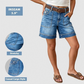 👖✨ Shorts Bermuda Mezclilla Mujer – Tiro Medio, Bolsillos Funcionales y Look Casual Perfecto 🌞👜