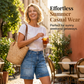 👖✨ Shorts Bermuda Mezclilla Mujer – Tiro Medio, Bolsillos Funcionales y Look Casual Perfecto 🌞👜