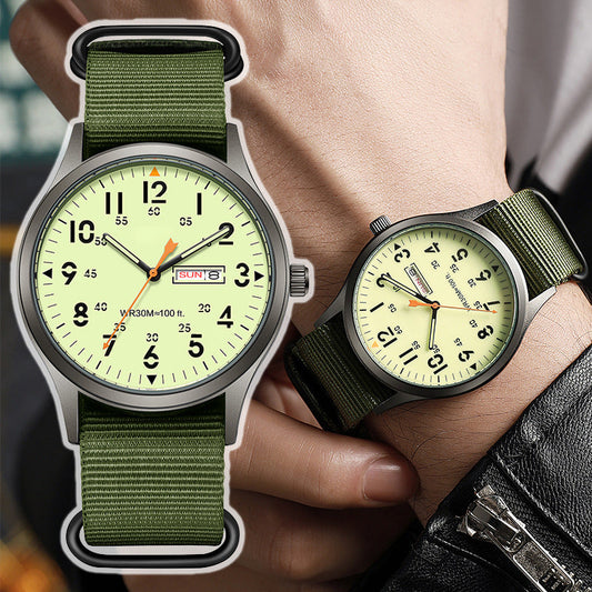 📢📢¡¡40 % DE DESCUENTO!! ⏰Reloj de cuarzo para hombre con pantalla luminosa