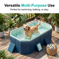 🥳 OFERTA IMPERDIBIL 2026 🥳💞 Más de 50.000 VENDIDOS! 👵❤️  Piscina reforzada, no hinchable: disfrutar de divertidas actividades acuáticas y refrescarse en casa durante el verano.